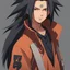 Placeholder: A Young Madara but he is wearing street wear, he has brown eyes, he also has tan brown skin, HD, 4K, Detalied