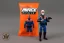 Placeholder: packaging label Mike pence g.i. joe toy With a gun space force uniform action figure, fluorescent orange