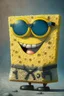 Placeholder: criminal spongebob wearing sunglasses