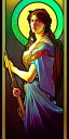 Placeholder: fine art portrait of we have seen better days in the style of Dan Mumford, Alphonse Mucha, Pythagorean, hypersigil