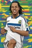 Placeholder: Ronaldinho Brazilian soccer player Carton 2d