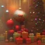 Placeholder: christmas ambience, african, kente, clothing, african patterns, thread, embroidery, cinema 4d render, high detail