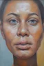 Placeholder: facial portrait, Bim TatsoOalli, oil on canvas by a stupid person