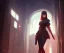 Placeholder: by wlop, ilya kuvshinov, krenz cushart, greg rutkowski, pixiv, sarah j. maas book cover style magician at the end of a corridor, smooth, sharp focus, d & d style, artstation, 4 k, hdr