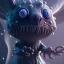 Placeholder: Cute fluid ink creature, big black eyes, unreal engine 5, 8k resolution, photorealistic, ultra detailed, by greg rutowski