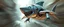 Placeholder: blind contour robot shark bat with no teeth, like space ship fighter jet massage master guru fast moving motion blur background