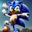 Placeholder: sonic the hedgehog, hiper realistic, render, 4k, unreal engine, photo realistic, closeup , high detail, volumetric lighting, tiny features, intricate detail,