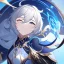 Placeholder: Genshin woman, Clear Focus High resolution, Calm Background, Light skinned woman, Black long beatiful hair, Dark blue sparkling eyes, Very Beatiful Face, Splash art, Battle Scene Epic, Sleeping Pose