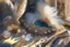 Placeholder: Still life with feathers and gems highly detailed digital painting elegant intricate very attractive beautiful award winning fantastic view crisp quality very cute acrylic art in sunshine