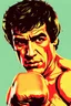 Placeholder: Rocky Balboa played by Sylvester Stallone, Pop Art Style