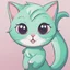 Placeholder: A delightful and adorable cartoon illustration featuring a cute mint-colored cat against a charming pink background, (delightful illustration:1.4), (adorable cartoon cat:1.5), (charming pink background:1.3), (expressive mint hues:1.2), inspired by the styles of cute cartoon artists, trending on ArtStation, Intricate, Sharp focus, vibrant lighting, (whimsical:1.4), (playful ambiance:1.3), (lush fur details:1.5), Cartoon, Masterful, Captivating, High Detail, Cinematic view