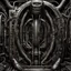 Placeholder: Photorealistic industrial edge, by Giger, biocontainment cannister infinity stretch, maximalism