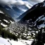 Placeholder: switzerland valley city snow