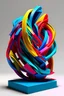 Placeholder: Vibrant abstract 3D sculptures