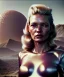 Placeholder: Ultra Realistic retro sci-fi movie scene, waist up view portrait, 5 clones blonde women, sweet young Kate moss face, perfect iris, glow eyes, face makeup, shave hair. Mars background, martians back, Retro sci-fi style, helmet, tight latex coat, fog, rain, soft color, highly detailed, unreal engine 5, ray tracing, RTX, lumen lighting, ultra detail, volumetric lighting, 3d, finely drawn, high definition, high resolution.