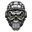 Placeholder: skull mask from call of duty drawings in vector images, comic, white background, soldier, Secret Agent