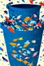 Placeholder: Fishes abstract in a bucket