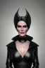 Placeholder: Carmen Dell`orifice as evil queen in black leather gown, angry, busty, curvey, cleavage, unreal 5, octane render,cinema4d, dynamic lighting, dramatic lighting, 4k, redshift render, highly detailed, hyper realistic