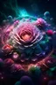 Placeholder: 49. Meditation, mandala of giant flowers, magic and magic outer space bright stars purple galaxies The Milky Way multidimensional volumetric depth delicate, pink-mint lush bouquet of roses, complex, amazing, magical, delicate, mint color, sparkling dew drops, dawn, magically, in pastel transparent tones, hyperrealistic, lumen, shine, professional photo, 5d, 64k, high resolution, high detail, cgi, f/16.1/300s, highly detailed digital painting, bright and juicy, photorealistic painting, solar illu