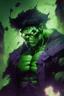 Placeholder: hulk as a witch, anime style, depth of field, nvidia graphics, lightrays, trending art, movie poster