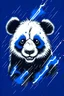 Placeholder: masterpiece, best quality, Siberian panda, simple logo background, in the style of japanese manga, duotone, professional quality panting, ultra detailed, joyful lightning, multiple colors with some shades, half body shot