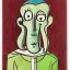 Placeholder: Handsome squidward by Picasso