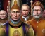 Placeholder: Russia president Vladimir Putin cruel devil and Moscow in fire with roket