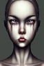 Placeholder: Crying girl, sad, expressive, emotive, frowning, furrowed eyebrows, pouting lips, African American