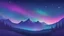 Placeholder: starry night sky, dark rainbow gradient sky, blue and purple gradient sky, aurora borealis
