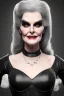 Placeholder: Carmen Dell`orifice as evil queen in black leather gown, angry, busty, curvey, cleavage, unreal 5, octane render,cinema4d, dynamic lighting, dramatic lighting, 4k, redshift render, highly detailed, hyper realistic