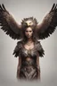 Placeholder: female that has eagle head and eagle wings