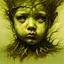 Placeholder: The Face of Childhood Trauma Taking Root, by Peju Alatise & carne griffiths & Zdzisław Beksiński, full head & neck depicted, clean, clear accurate facial features, symmetrical eyes,deftly depicted with incredible expressiveness & depth, visibly furrowed brow, distinct tree roots & branches Modifiers: sharp focus realistic elegant fantasy Zdzisław Beksiński no text insanely detailed Surrealism Tom Bagshaw Engraving accurate and proportional human anatomy reflective lighting symmetrical eyes Ver