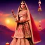 Placeholder: Panjabi beautiful bride on moon