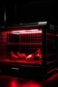 Placeholder: red incubator in dark room that make you change species