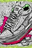 Placeholder: sneaker, comic style