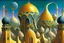 Placeholder: A fractal frame surreal city with arches and domes by artist "Vladimir Kush"