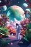 Placeholder: (((close midshot))), (((low poly art:2))), (astronaut), ultra-detailed illustration of an environment on a dangerous:1.2 exotic planet with plants and wild (animals:1.5), (vast open world), astronomer inspired, highest quality, no lines, no outlines candid photography.