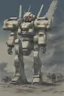 Placeholder: 80s mecha, dougram style, alternative history, realistic war photo