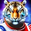 Placeholder: Tigre com roupa de astronauta