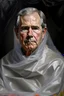 Placeholder: President George W. Bush painted as a bag of cocaine