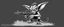 Placeholder: air brush 3d with pen outline, mongrel goblin gremlin holding uzi, charcoal border