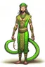 Placeholder: Mythical Snake dressed like a human