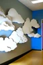 Placeholder: As giggling clouds shaped funny displays.