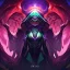 Placeholder: Clear focus, High resolution, Alien Queen, nonhuman face,
