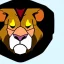 Placeholder: Lion King animation OC male lions triangular face with a shape hooked black nose tip