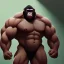 Placeholder: ancient bodybuilding gorilla