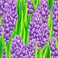 Placeholder: a highly detailed oil painting of a Hyacinth flower, repeating seamless pattern, beautiful and lush