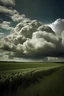 Placeholder: A landscape photograph of a field with puffy dreamy cloudscape above. If you look twice, a portion of The clouds makes an image of a face, barely noticeable and blending in with the clouds around. The face appears to be sad and crying, forming a raincloud and spilling onto the earth below tears in the form of rainq@@!?+3 hhhffrwe1r1ewhnfjfwfrjwrqhmhngmjfhfgf1teqr1