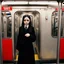 Placeholder: Wednesday addams in the metro