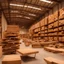 Placeholder: a warehouse full of inspiring wood furniture